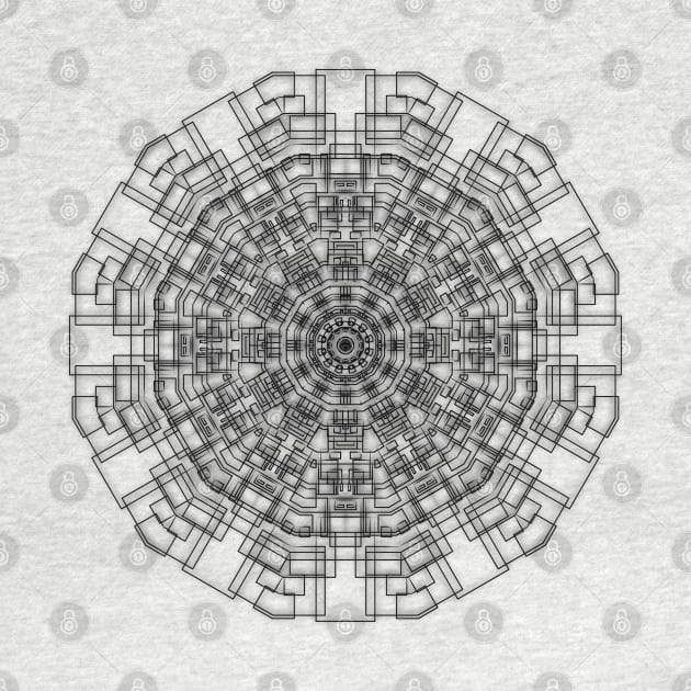 Mechanical mandala by vixfx